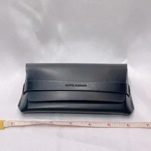 NEW Isabel Marant Black Leather Sunglasses Glasses Case with logo cleaning cloth Isabel Marant | Accessories | Isabel Marant Sunglasses Case  main image 4